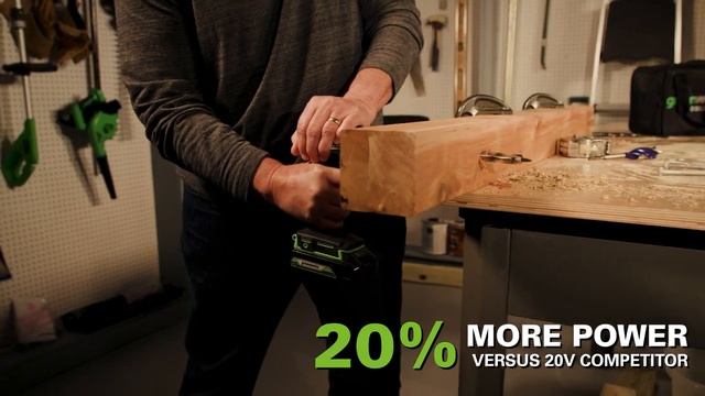 Дрель шуруповёрт аккумуляторная, бесщёточная Greenworks 24V (модель GD24DD35)