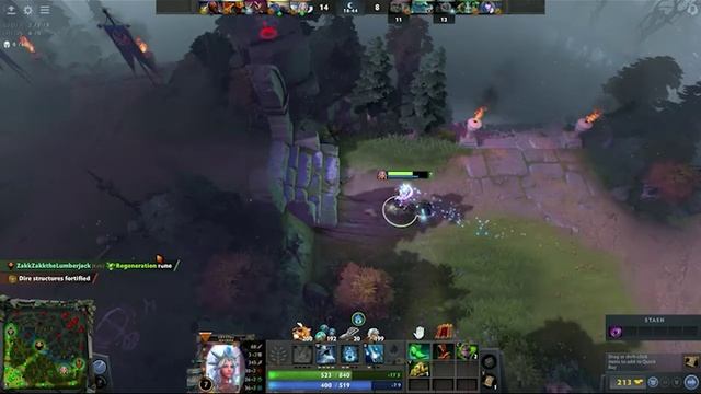 💀 Dota 2 – льдинка, которая спасает! Crystal Maiden в 4K – саппорт мечты! 🔥