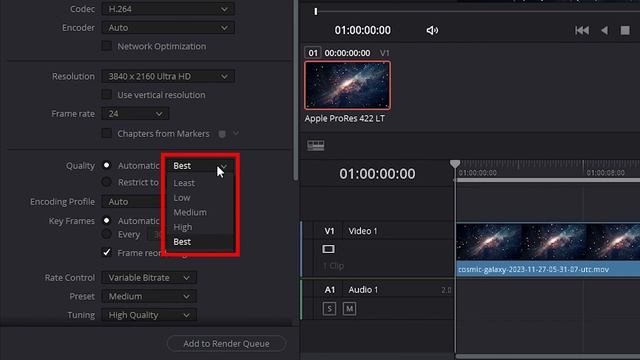 How To REDUCE Video FILE SIZE In Davinci Resolve