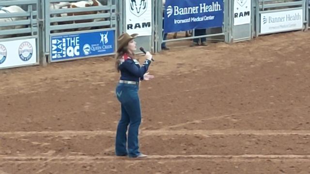 The National Anthem at the 2023 Roots N' Boots Rodeo