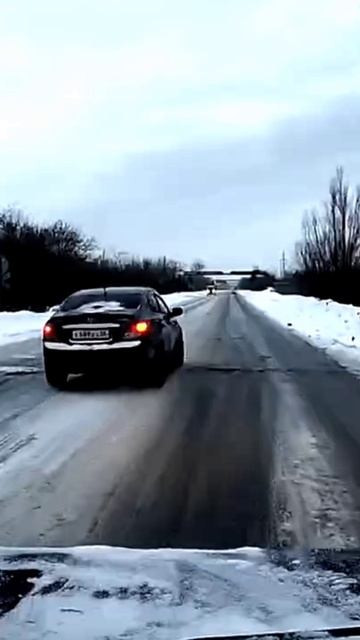 Обгон на жд переезде в Омской области