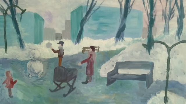 "Зимушка-зима"  выставка учащихся и преподавателей_ДШИ №1