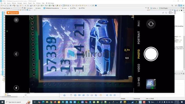 STM32 SPI ST7735 как нарисовать шрифт с бекграундом из картинки