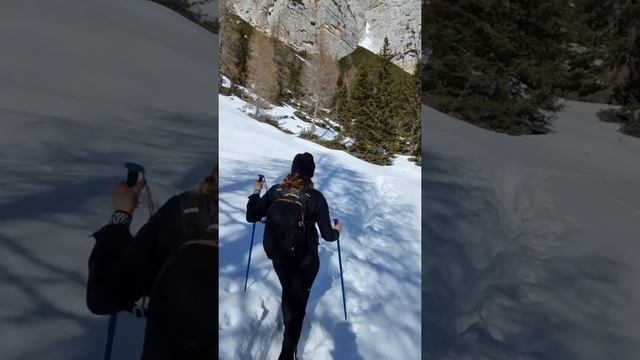 Escursione Monte PELMO dal rifugio Staulanza al Venezia in Invernale.[hike Dolomites]