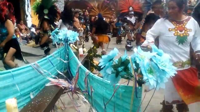 Danza azteca honor san francisco de asis 2017 con Lupe alejo