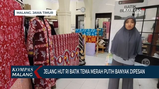 Batik Tema Merah Putih Banyak Dipesan di Bulan Kemerdekaan