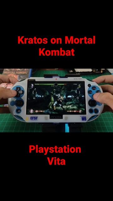 Kratos on Mortal Kombat - Playstation Vita #psvita #mortalkombat #kratosgodofwar #playstation