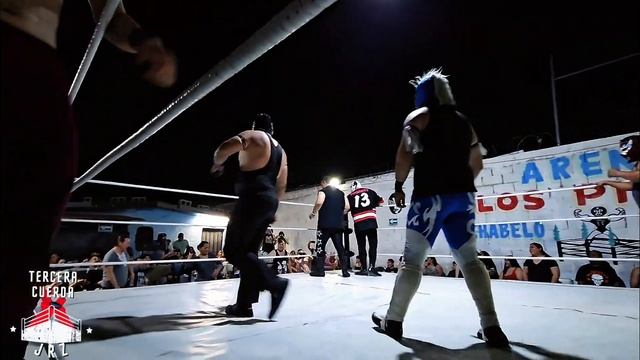 Lucha Cerco Humano, zodiacal y silver fly Vs Parafilia y Rey Azteca Vs El hermoso y Snow Metal