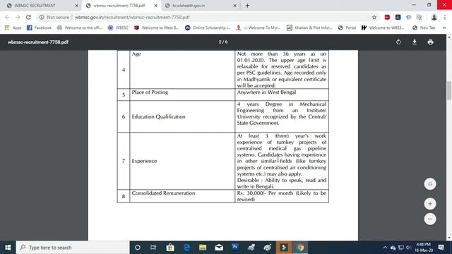 #Assistant,#sub-assistant engineer recruitment 2020/wb recruitment 2020/latest government job 2020