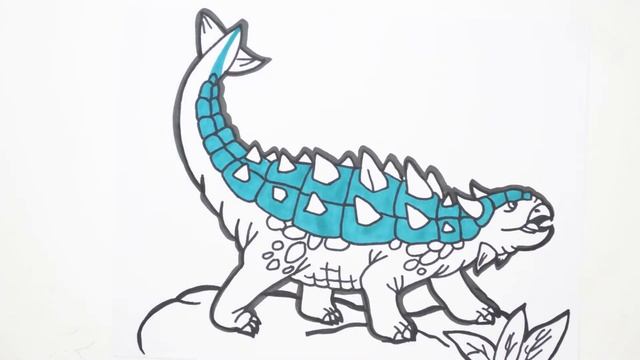 🔴 (Dinosaurs for children) | Drawing and Coloring Dinosaurs Collection 1 - How to Draw  Dinosaurs