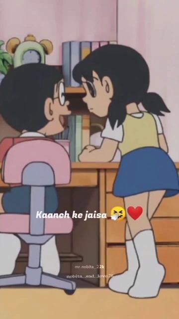 Nobita and shizuka 4k status #shorts #status #song #doraemon #2023