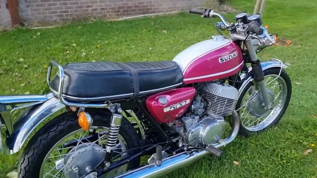 Suzuki T500, 1971 with dutch papers