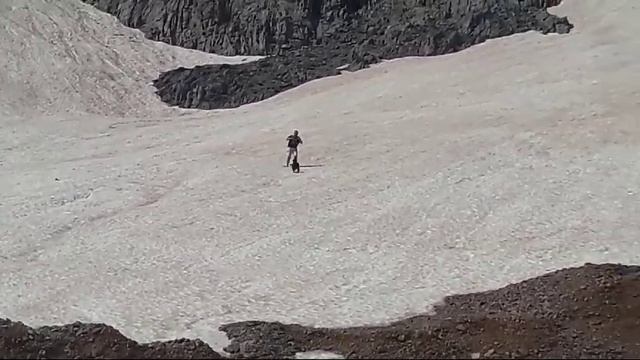 Спасается от жары в горах.mp4