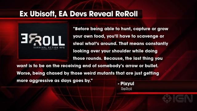 Ex Ubisoft, EA Devs Reveal Ambitious RPG: ReRoll