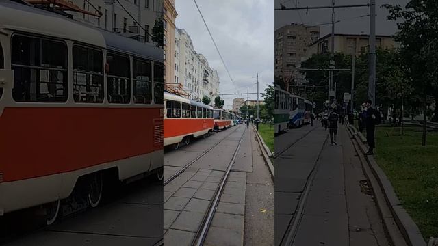 Редкие трамваи Москвы "от Аннушки до Кобры".
