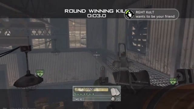 Saw Lewis - Nice ladder Bounce On MW2