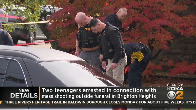 Two teenagers charged in Brighton Heights funeral shooting