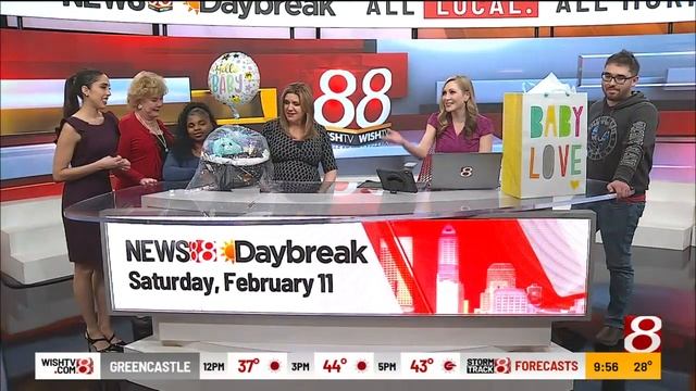 Daybreak surprise for Tara and baby!