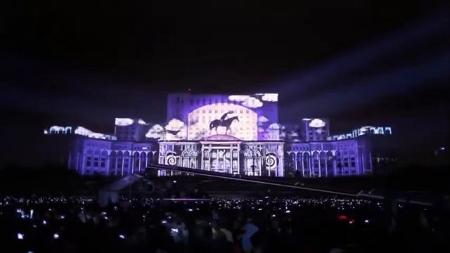 Video mapping bucarest 2