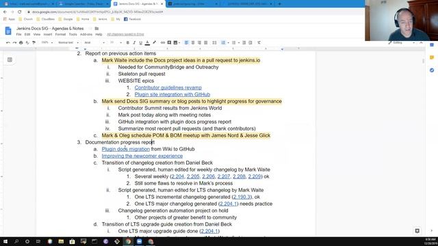 Docs SIG 2019 12 20
