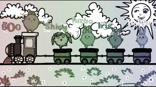 SUNNY BUNNIES Amazing Intro Effects : Drawing Animation Using Flipaclip & Kinemaster | Train Ride |