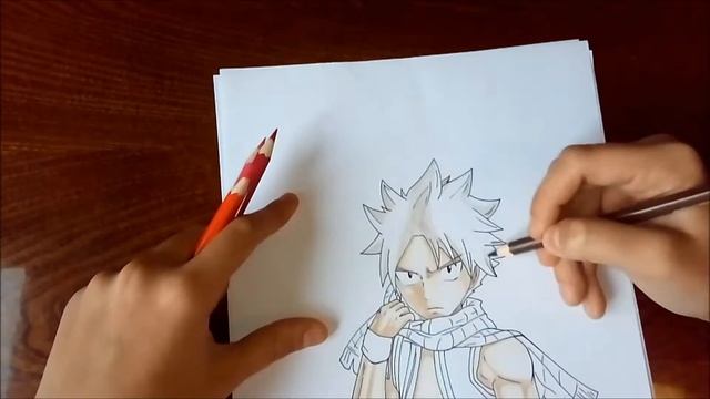 Быстрая рисовка. Нацу / Fairy Tail