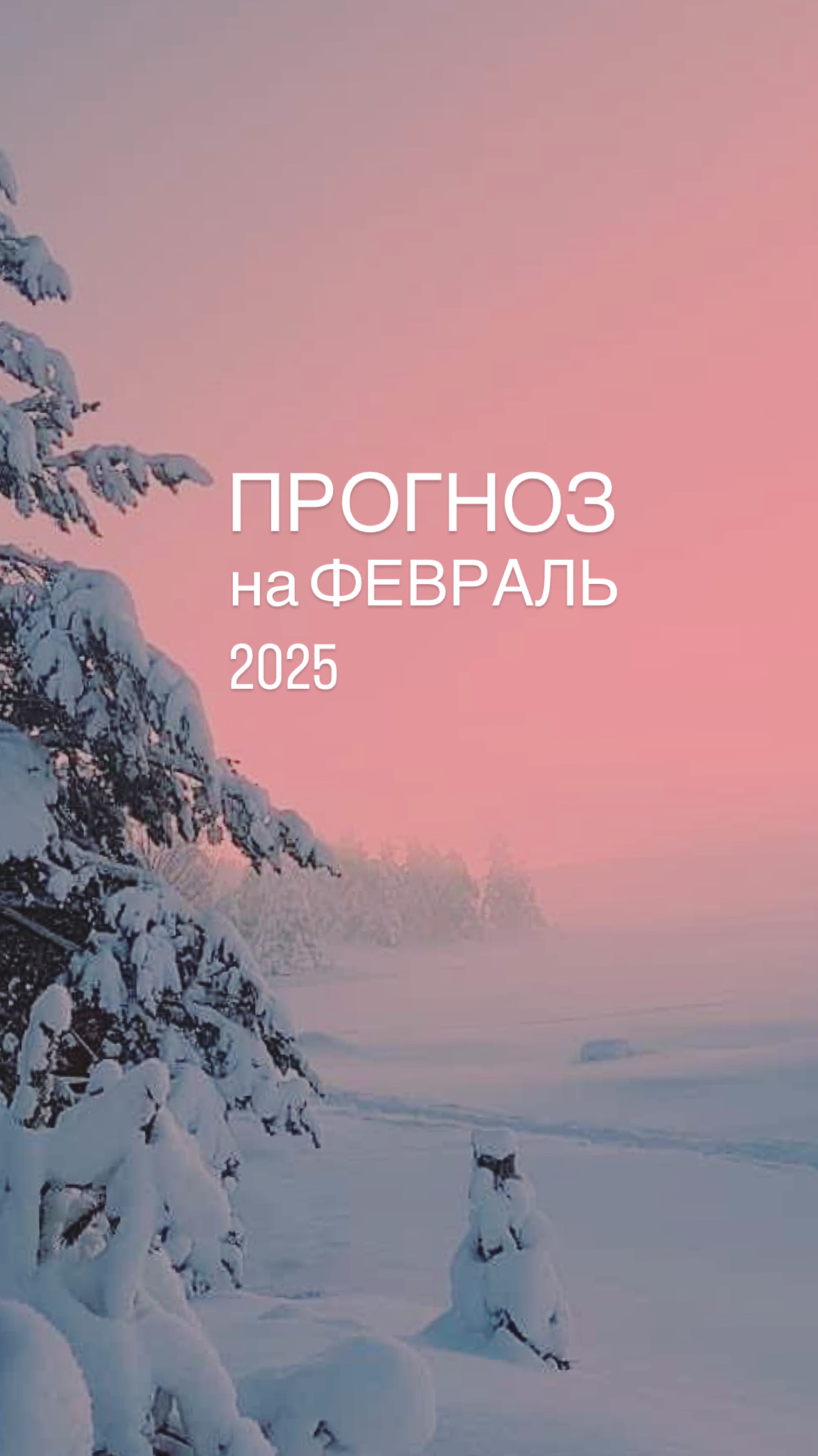 Астро прогноз на февраль’25
