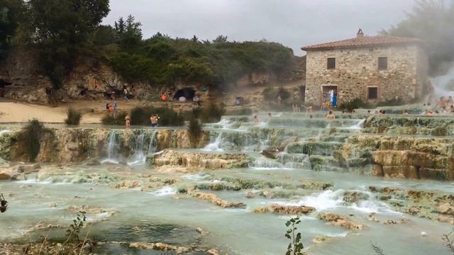 What to expect when visiting 'Cascate del Gorello' aka "Cascate del Mulino', Maremma Tuscany