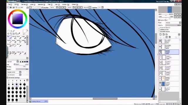 Speedpaint on Paint Tool Sai