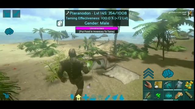 ARK survival evoled mobile / ep 5 / tame pteranodon [ hindi ]