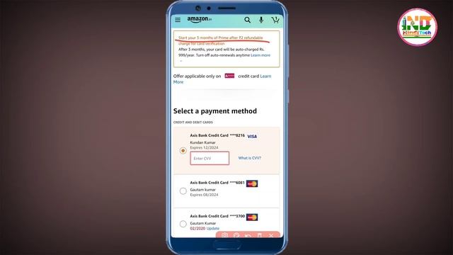 Amazon 3 month prime membership free 🔴 | Amazon prime membership offer | Axis bank credit card offe