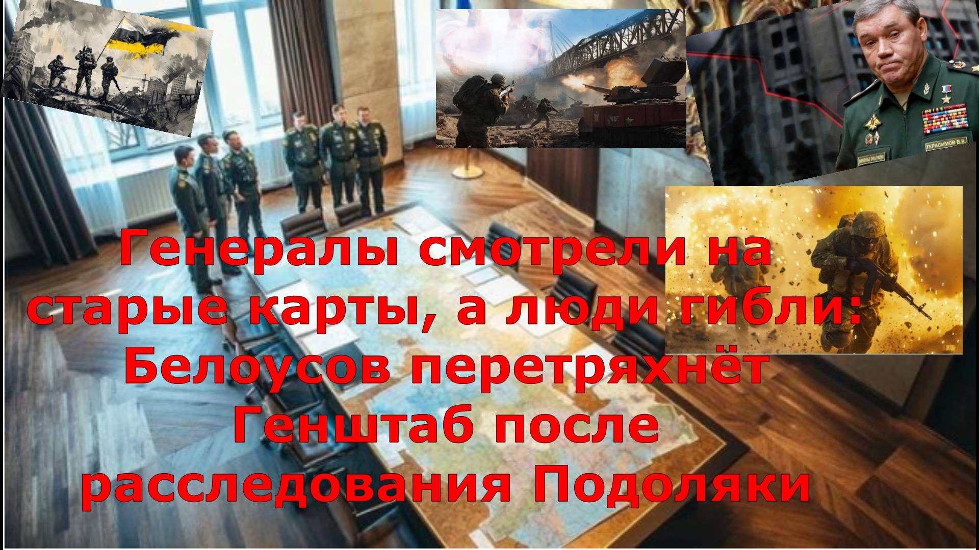 Генералы смотрели на старые карты, а люди гибли: Белоусов перетряхнёт Генштаб после расследования
