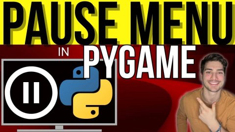 Создание кнопки пауза в pygame