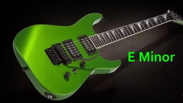 80s Rock Guitar Backing Track in Em