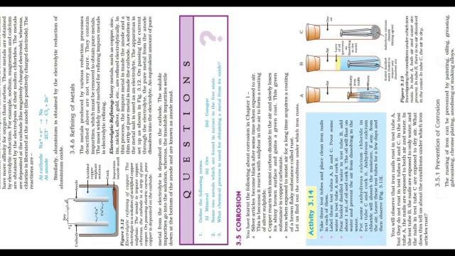 Lesson 3rd Metals and non metals/#thermit process#electrorefining of metals/NCRT