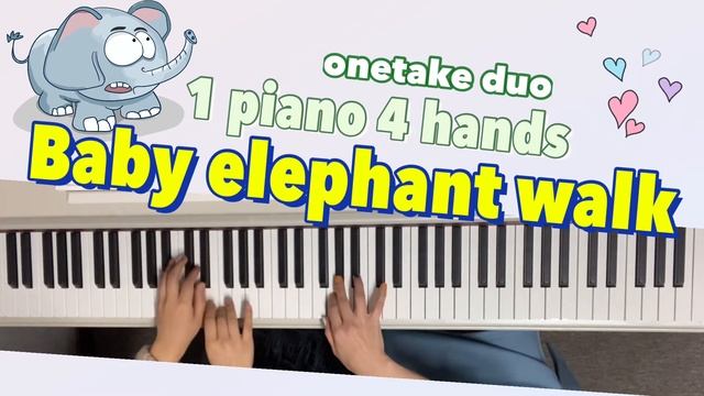 Piano Score | 4hands | Baby elephant walk