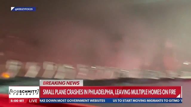 a small plane has crashed in Philadelphia