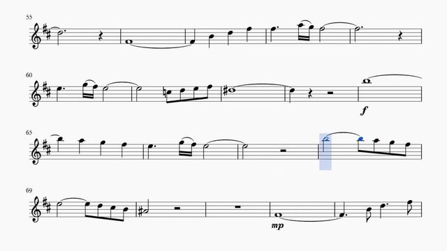 Ты   моя мелодия. А.Пахмутова - Н.Добронравов. Минус для альт саксофона