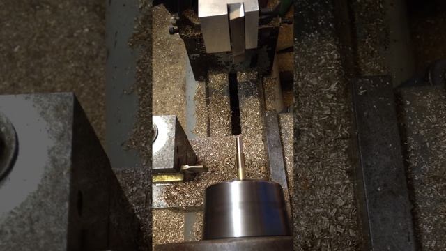 Turret Lathe turning threaded pins.