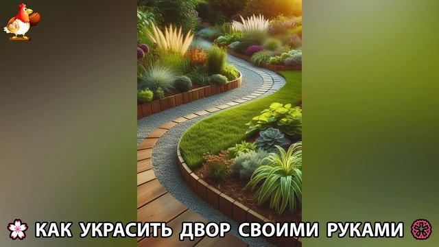 Как украсить двор дома фото идеи (22) 🏡 для дачи и сада своими руками 🌷🪻🌺💮