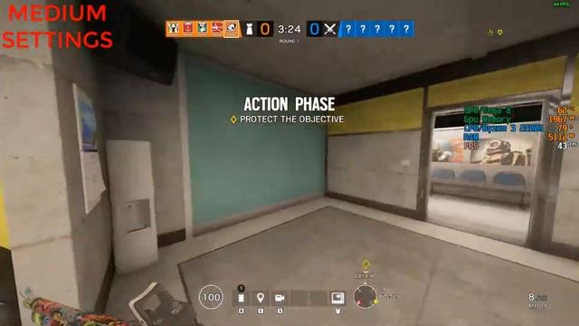 Rainbow Six Siege Ryzen 3 2200G Vega 8 I Low Medium High Setings Gameplay 2019