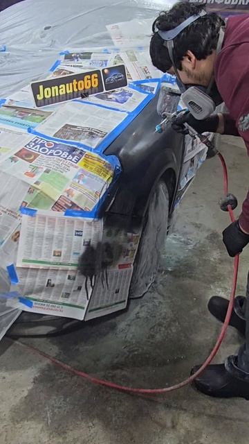 Аккуратная покраска крыла: Opel на высоте! #jonauto66 #89221501212