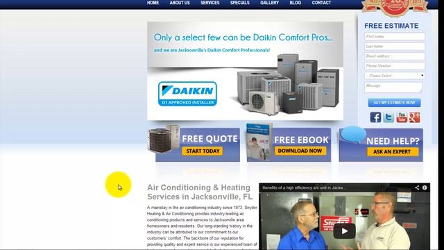 How to rank in google for Jacksonville air conditioning