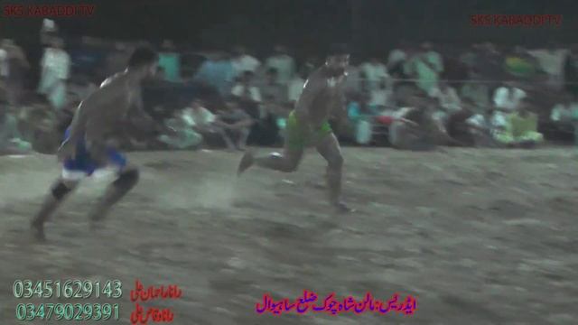 All Open floodLight Kabaddi Match Chak No 105/7.R Chichawatni 106/12.L🆚105/7.R =sks =kabadd TV