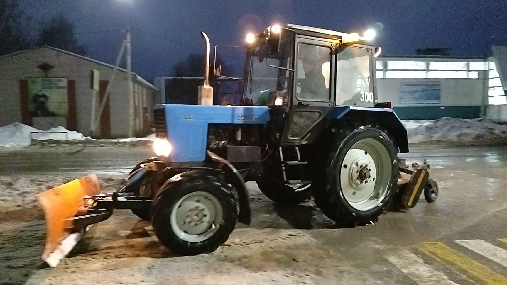 очистка дорог от снега 58 часть