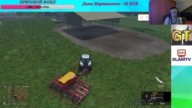 Farming Simulator 15, "Дары Кавказа", стрим # 1