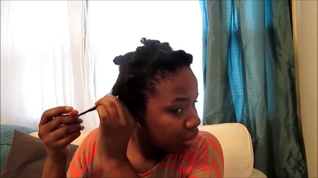 54| Dry Rod Set Results W/ Small Perm Rods (4C Natural Hair)