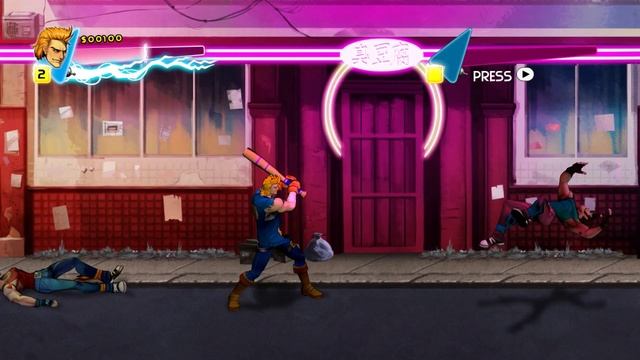 Double Dragon Neon Геймплей