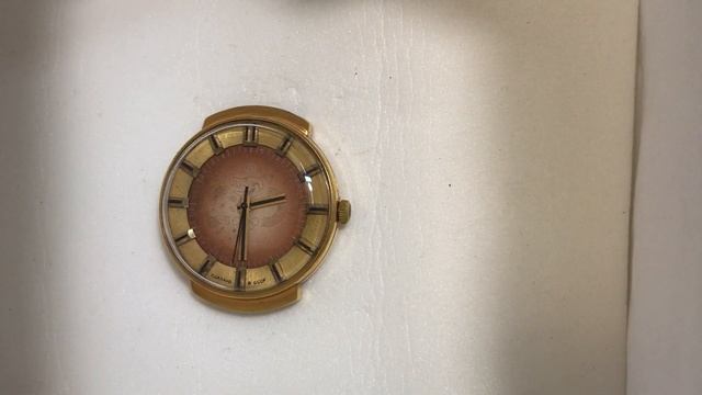 Мужские наручные часы Восток СССР олимпийские позолоченные