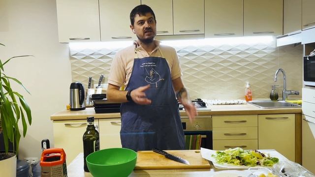 Теплий салат з телятиною. Готуємо "хелсі" салатку. | Goodpesyk Kitchen
